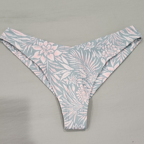 Roxy Mint PT Rib Love The Sunseeker Cheeky Bikini Bottom - Picture 3 of 7